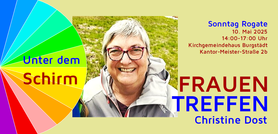 Unter dem Schirm – Rogate Frauentreffen – 10.05.2025, 14:00 – 17:00 Uhr, Kirchgemeindehaus Burgstädt