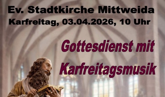 Gottesdienst mit Karfreitagsmusik von Lothar Graap